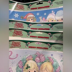 Precious Moments 2002 Christmas Window Clings